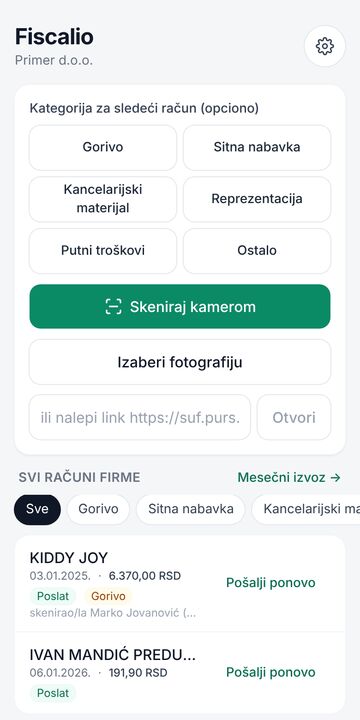 Knjigovođa dobija